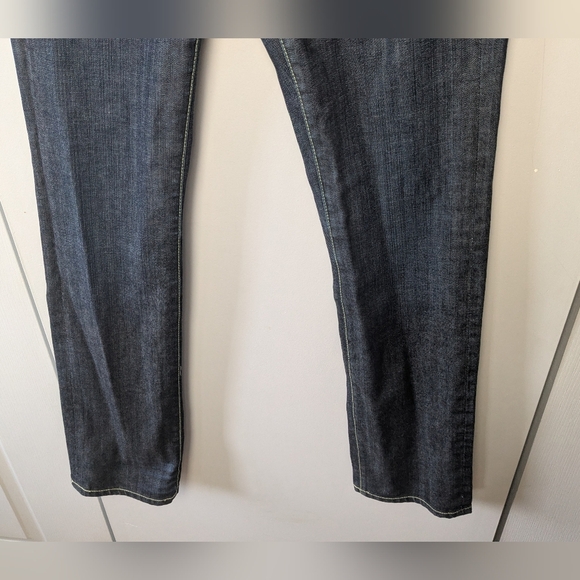 PARASUCO Y2K Women Jeans Pant Size 31 Blue Washed Color Flare And Low Waist - Picture 3 of 13